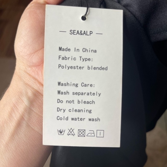 SEA&ALP African Dashiki Men’s Suit Small Black Summer Beachwear New - Picture 6 of 16